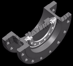 CV3200 Multi-layer Triple Offset Butterfly Valve Structure