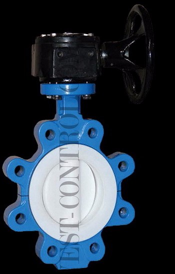 CV3300TL Teflon Lined Butterfly Valve